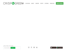 Tablet Screenshot of crispandgreen.com